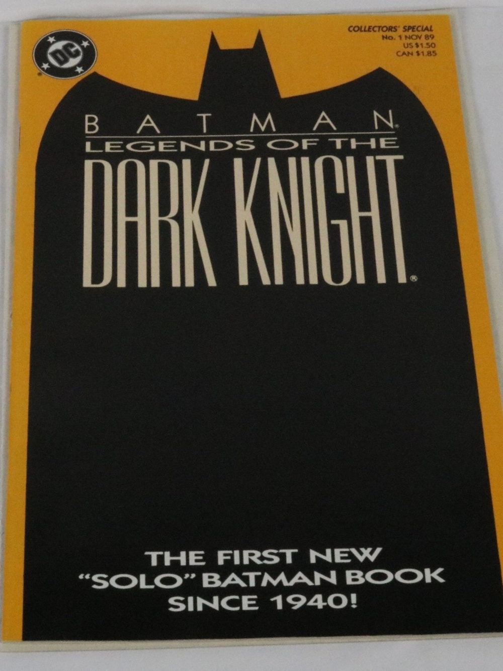 Batman Legends of the Dark Knight #1 1989 DC Comics